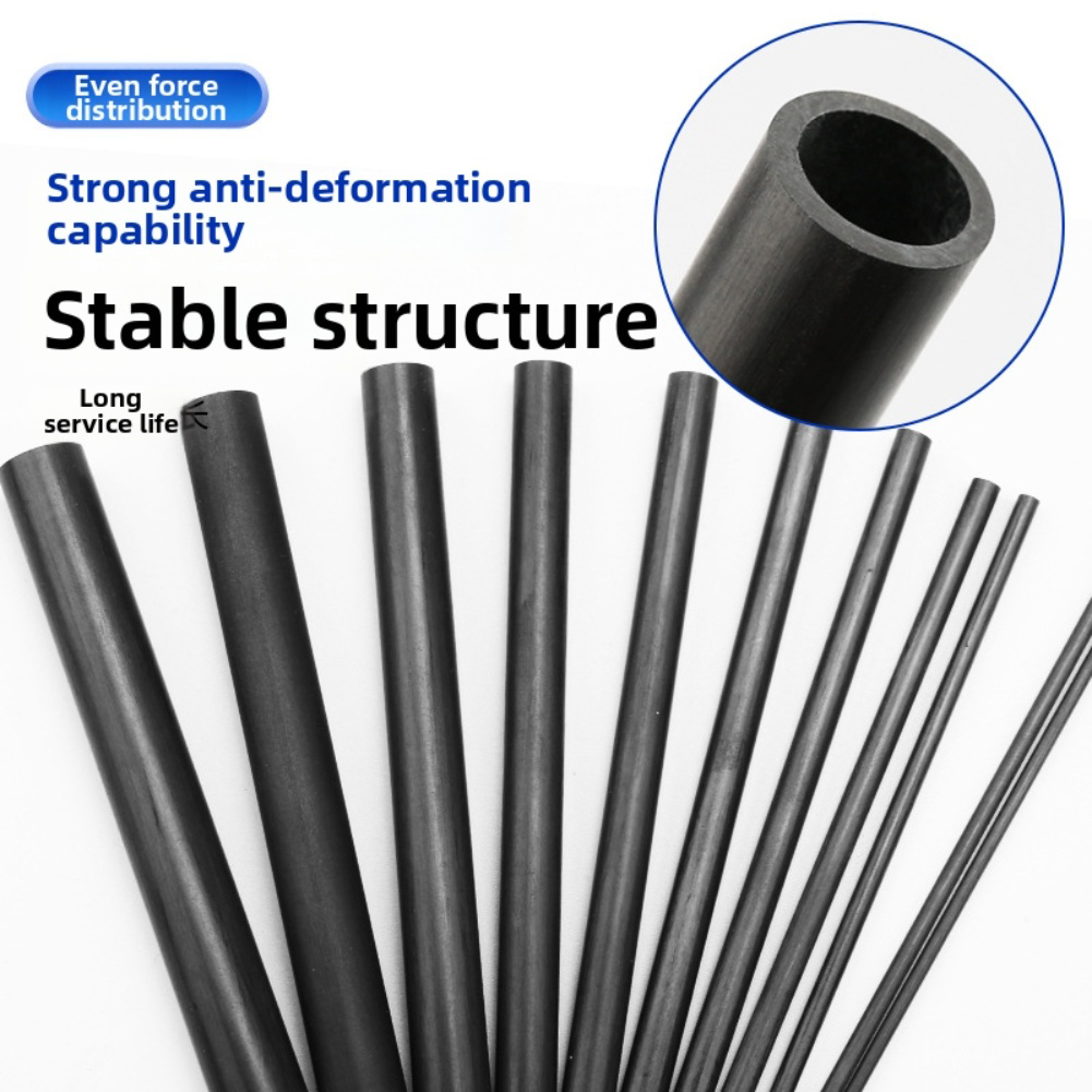 10cm Black Hollow Carbon Fiber - Fishing Rod Repair Kit ulasan dan harga