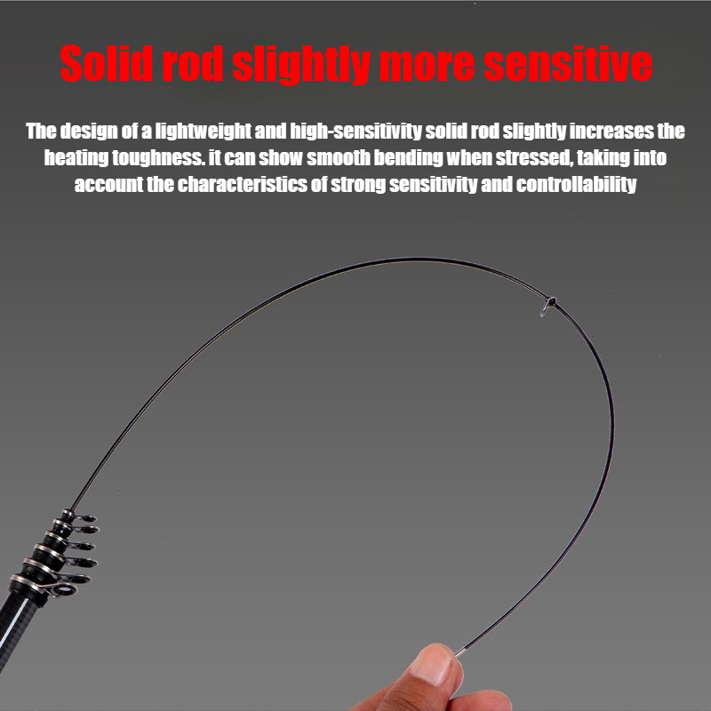 3.6-6.3m Carbon Fiber Telescop - Fishing Rod Surf ulasan dan harga