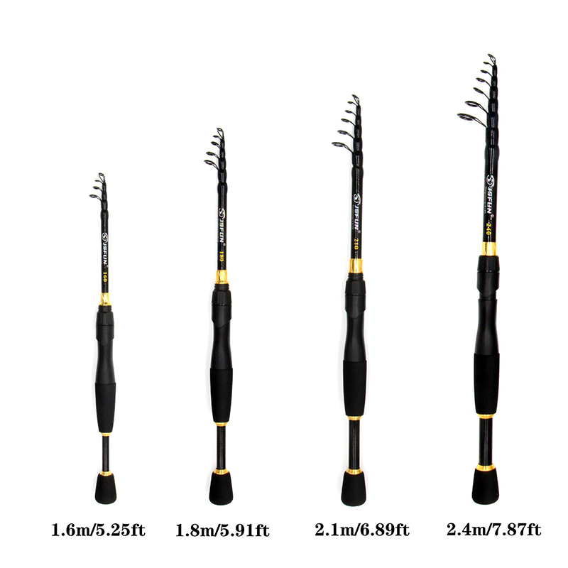 JSFUN Telescopic Fishing Rod   - Fishing Rod Combo ulasan dan harga