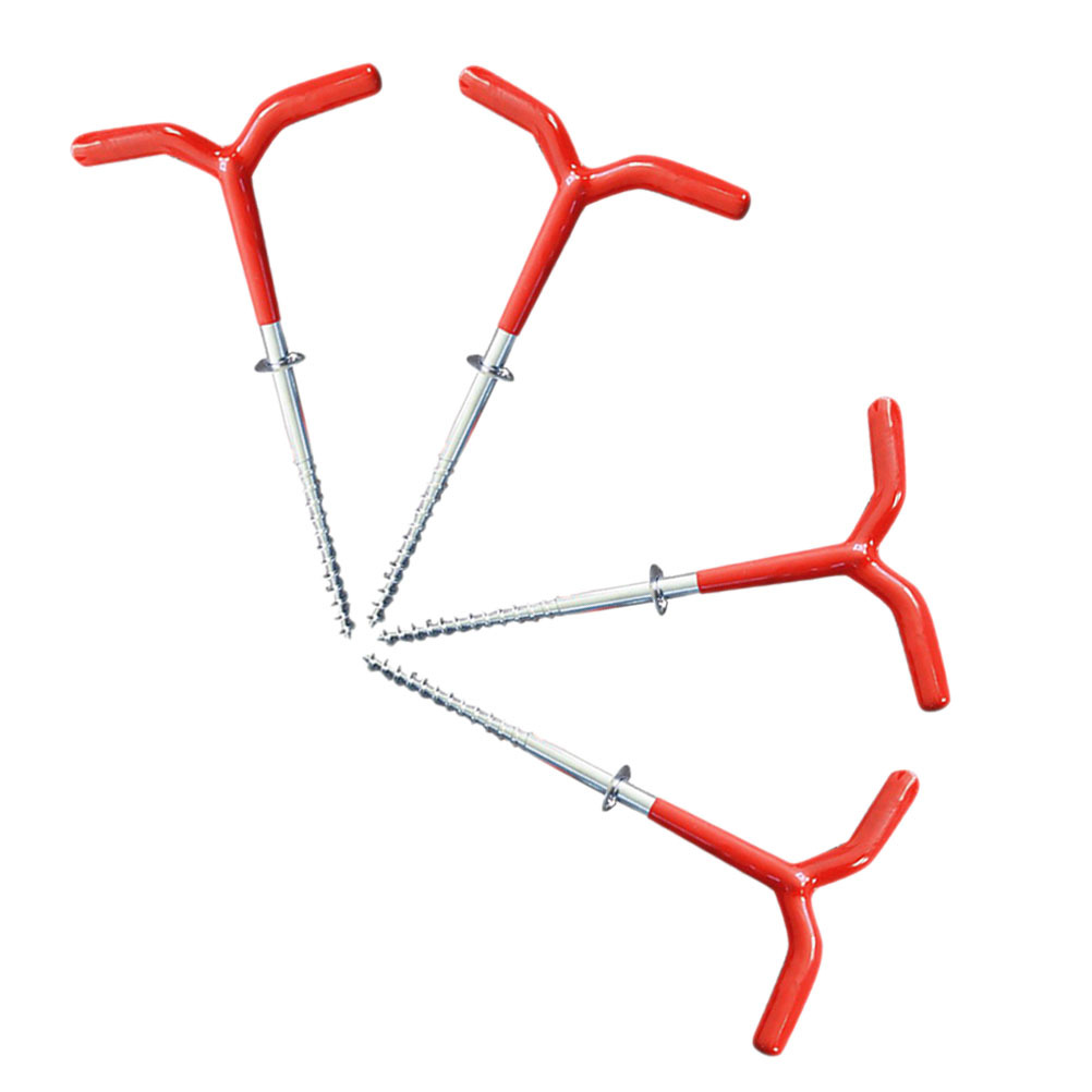 4pcs Ice Nail Anchors Metal Ru - Fishing Rod Ice ulasan dan harga