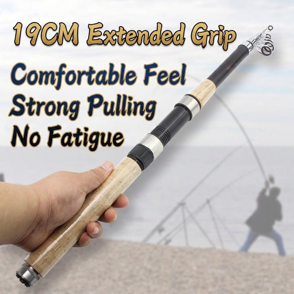 Telescopic Fiberglass Fishing  - Fishing Rod Travel ulasan dan harga
